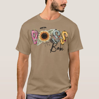 T-shirt Boss Babe Sunflower Girl Feminist Inspirational 