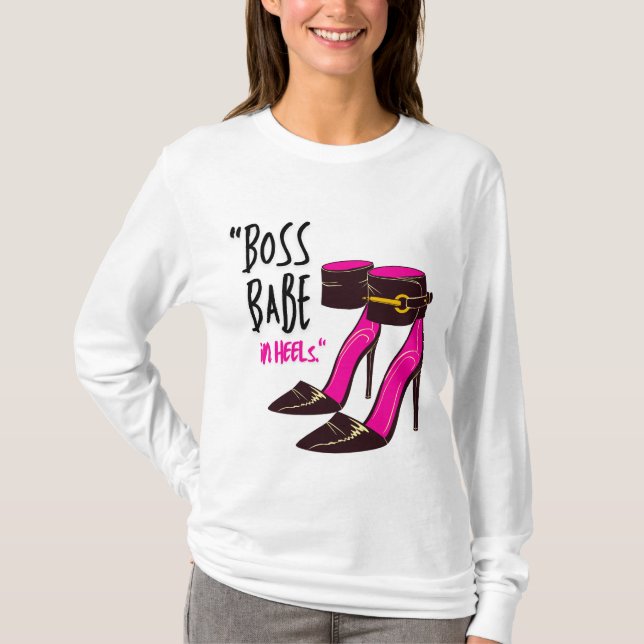 T-shirt boss baby in heels (Devant)