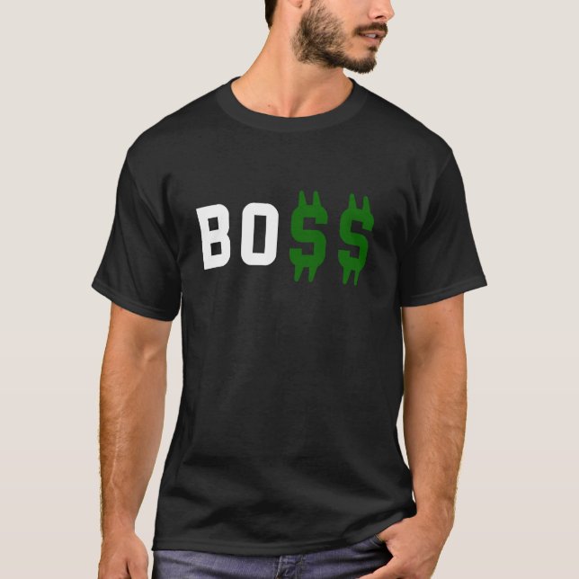T-shirt Boss, Bo$$ (Devant)