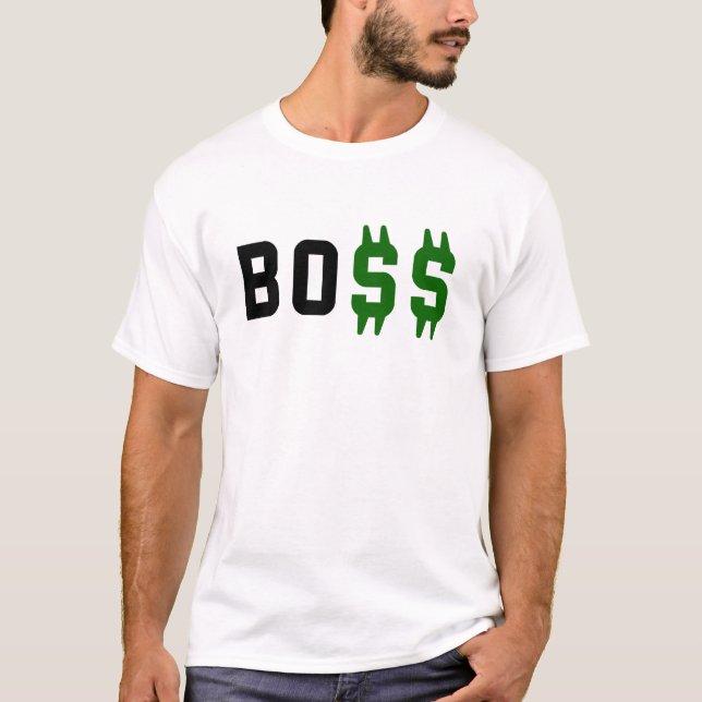 T-shirt Boss, Bo$$ (Devant)