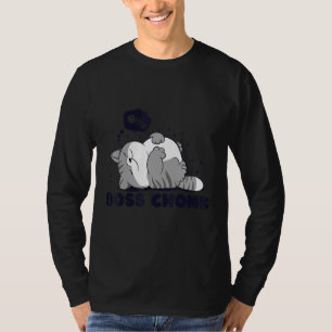 T-shirt Boss Chonk Lazy Sleeping Fat Mème Design