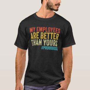 T-shirt Boss d'appréciation de l'employé Vintage