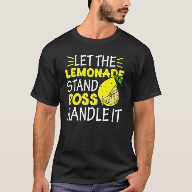 T-shirt Boss De Jus De Citron Laisser Le Poignée De La Cit (Devant)