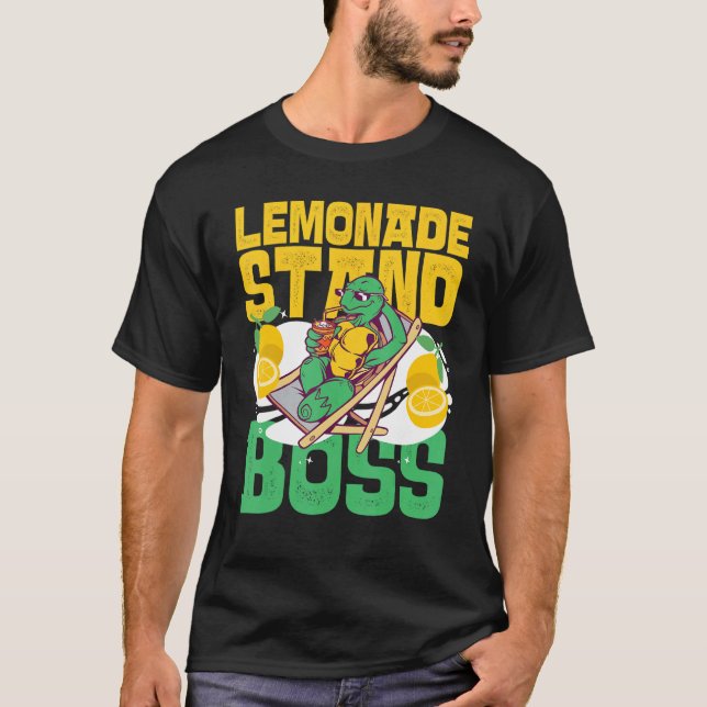 T-shirt Boss de socle de citronnade (Devant)