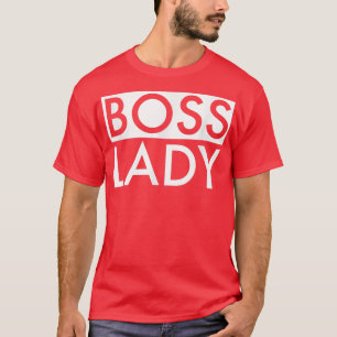 T-shirt Boss Lady Correspondance Famille Couple Portrait F