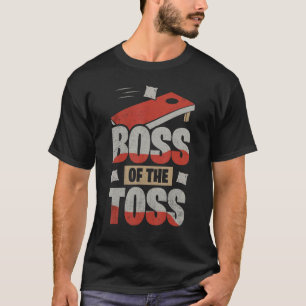 T-shirt Boss of the Toss Men Équipe Femmes Bean Bag Funny