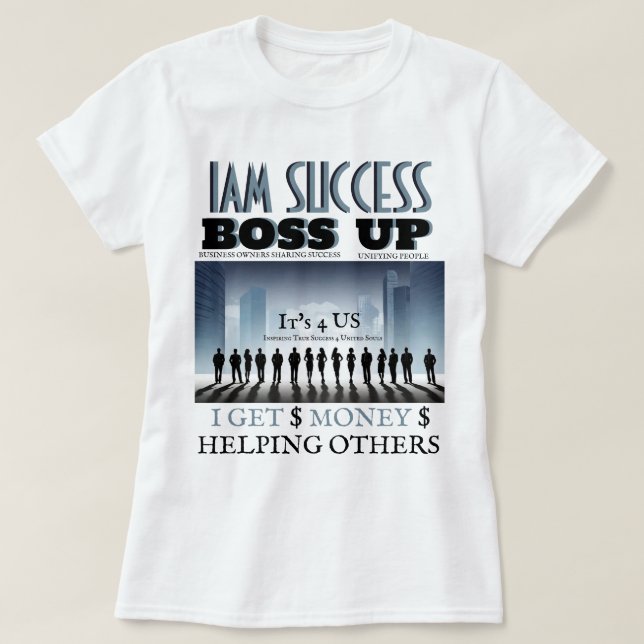T-shirt BOSS UP (Design devant)
