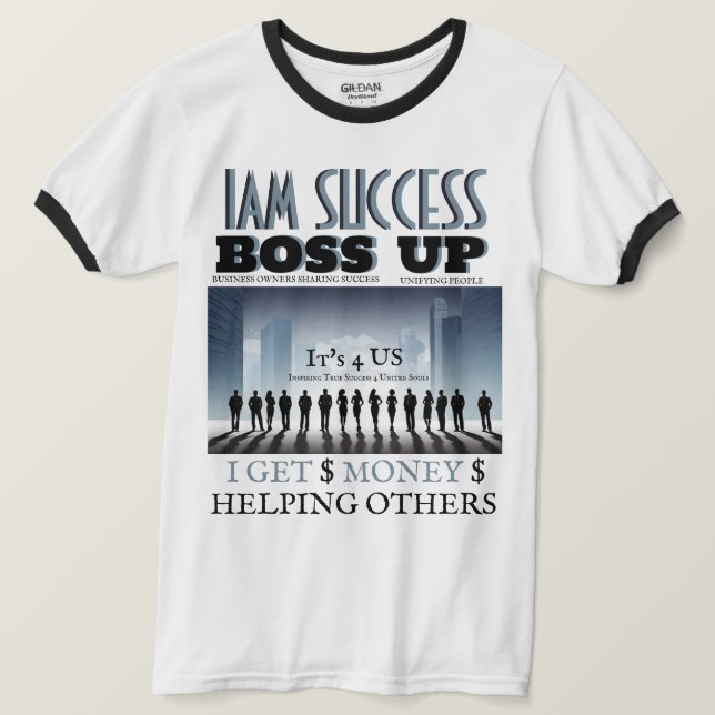 T-shirt BOSS UP (Design devant)