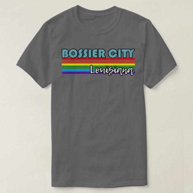 T-shirt Bossier City Pride Bossier City LGBT Cadeau LGBT L (Design devant)