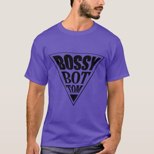 T-SHIRT BOSSY BOSSY INFÉRIEUR À LA FIN (Devant)