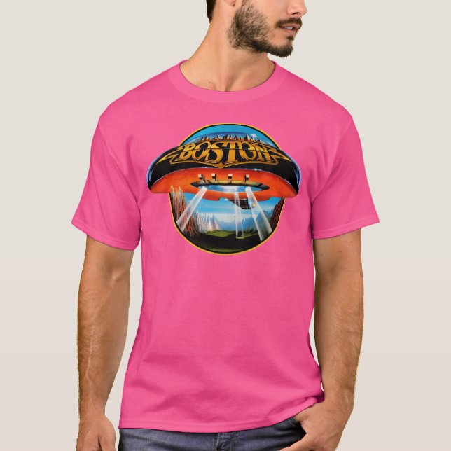 T-shirt Boston Ailen vaisseau spatial (Devant)