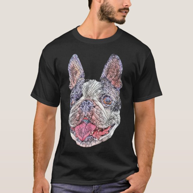 T-shirt Boston Bull Terrier (Devant)
