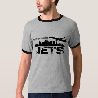 T-shirt Boston est voyage en jet T