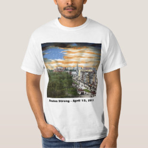 T-shirt Boston fort - dans la mémoire du 15 avril 2013