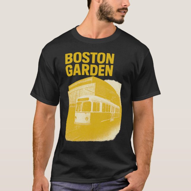 T-shirt Boston Garden Old School (Devant)
