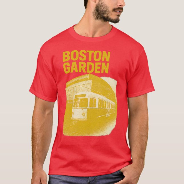T-shirt Boston Garden Old School (Devant)