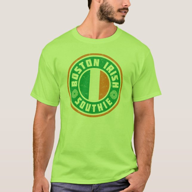 T-shirt Boston Irish Southie (Devant)