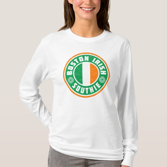 T-shirt Boston Irish Southie (Devant)