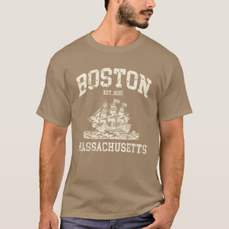 T-shirt Boston Massachusetts est 1630