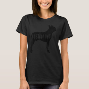 T-shirt Boston Papa Funny Boston Terrier animal de compagn