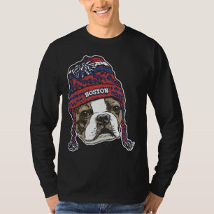 T-shirt Boston Sports Terrier Red Beanie
