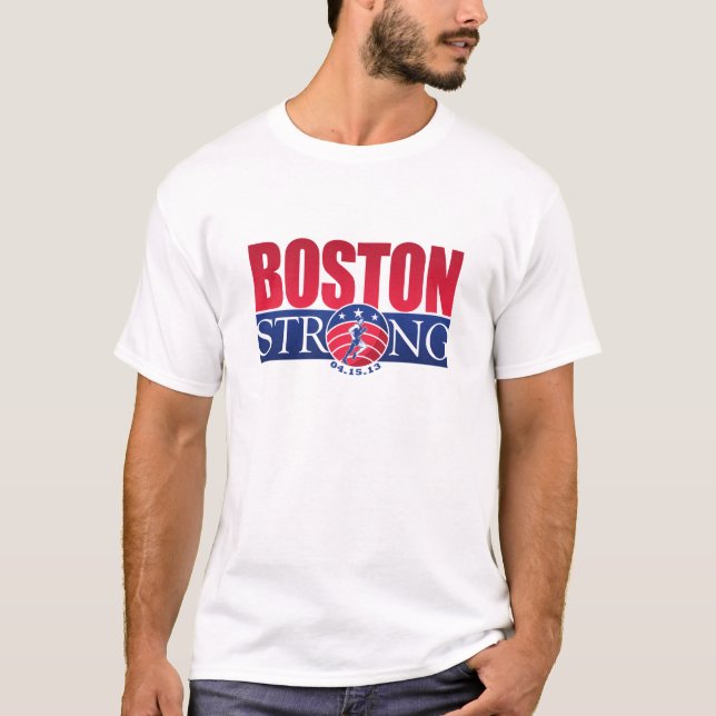 T-shirt Boston Strong 15 avril 2013 (Devant)