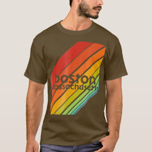 T-shirt Boston T style rétro Massachusetts les années 70 8