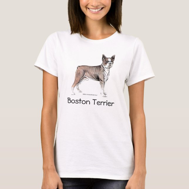 T-shirt Boston Terrier (Devant)