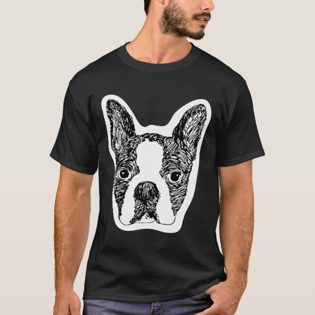 T-shirt Boston Terrier (Devant)
