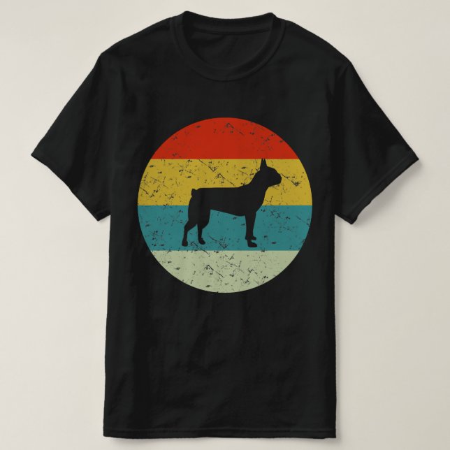 T-shirt boston terrier (Design devant)