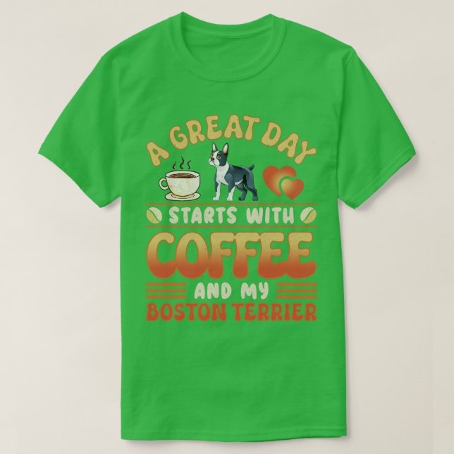 T-shirt Boston Terrier (Design devant)