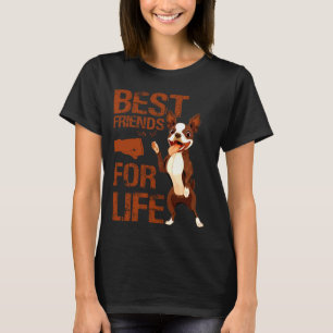 T-shirt Boston Terrier Amoureux des chiens meilleur ami po