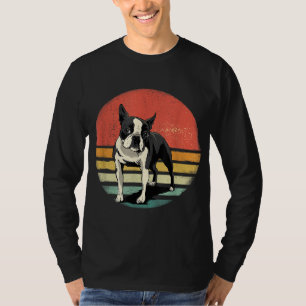 T-shirt Boston Terrier Amoureux des chiens Retro Vintage l