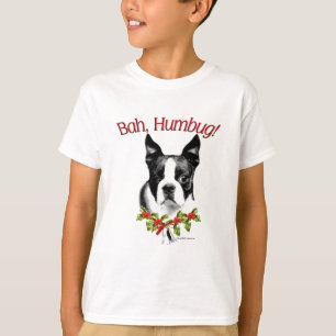 T-shirt Boston Terrier Bah Humbug