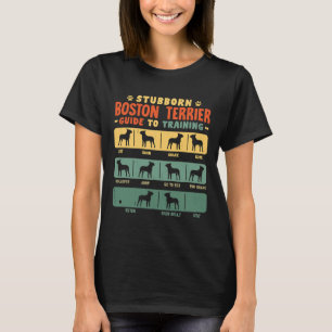 T-shirt Boston Terrier Bostie Funny Guide De Formation