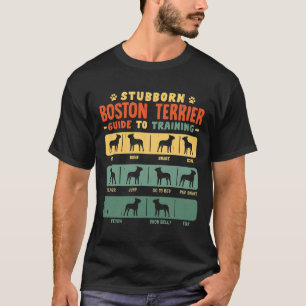 T-shirt Boston Terrier Bostie Funny Guide De Formation