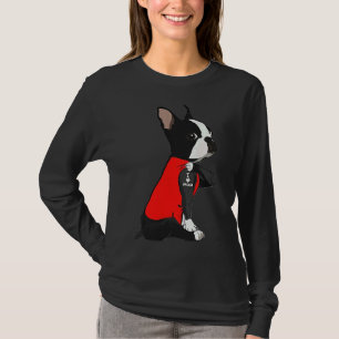 T-shirt Boston Terrier Chien Tattoo J'aime maman Fête des 