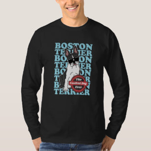 T-shirt Boston Terrier Coolest Dog Dog Propriétaire Boston