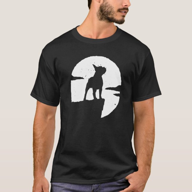 T-shirt Boston Terrier Dog Retro 22 (Devant)