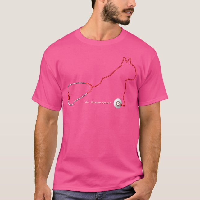 T-shirt Boston Terrier Dr Boston Terrier Tee (Devant)