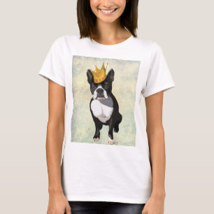 T-shirt Boston Terrier et Crown
