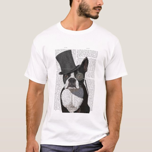 T-shirt Boston Terrier, Formal Hound et Casquette (Devant)