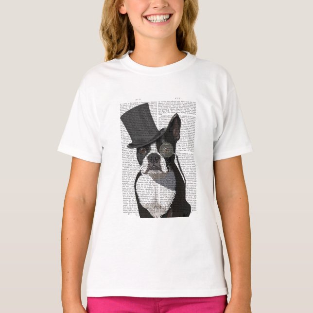 T-shirt Boston Terrier, Formal Hound et Casquette (Devant)