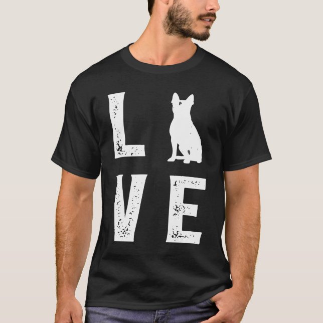 T-shirt Boston Terrier Love  1 (Devant)