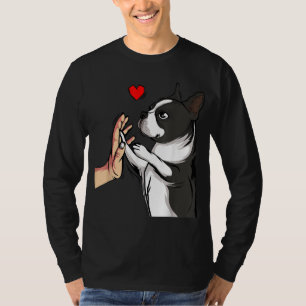 T-shirt Boston Terrier Love Bostie Chien Maman Fille Amusa