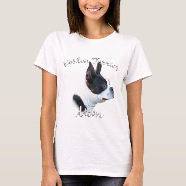 T-shirt Boston Terrier Maman 2 (Devant)