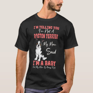 T-shirt Boston Terrier Maman American Gentleman Dog Mother