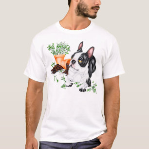 T-shirt Boston Terrier Naughty Pup