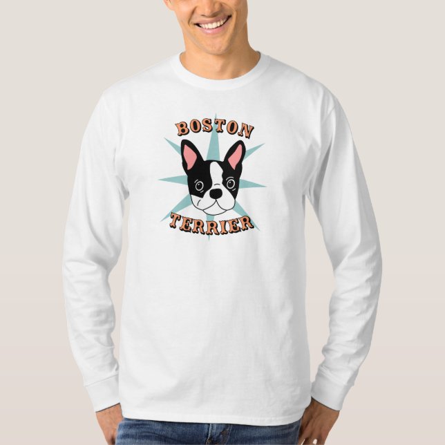 T-shirt Boston Terrier Starburst (Devant)