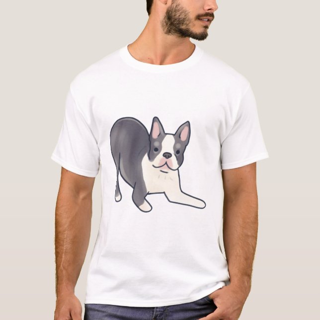 T-shirt Boston terriers Magic (Devant)